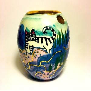Kitty & Lady Studio Pottery Vase